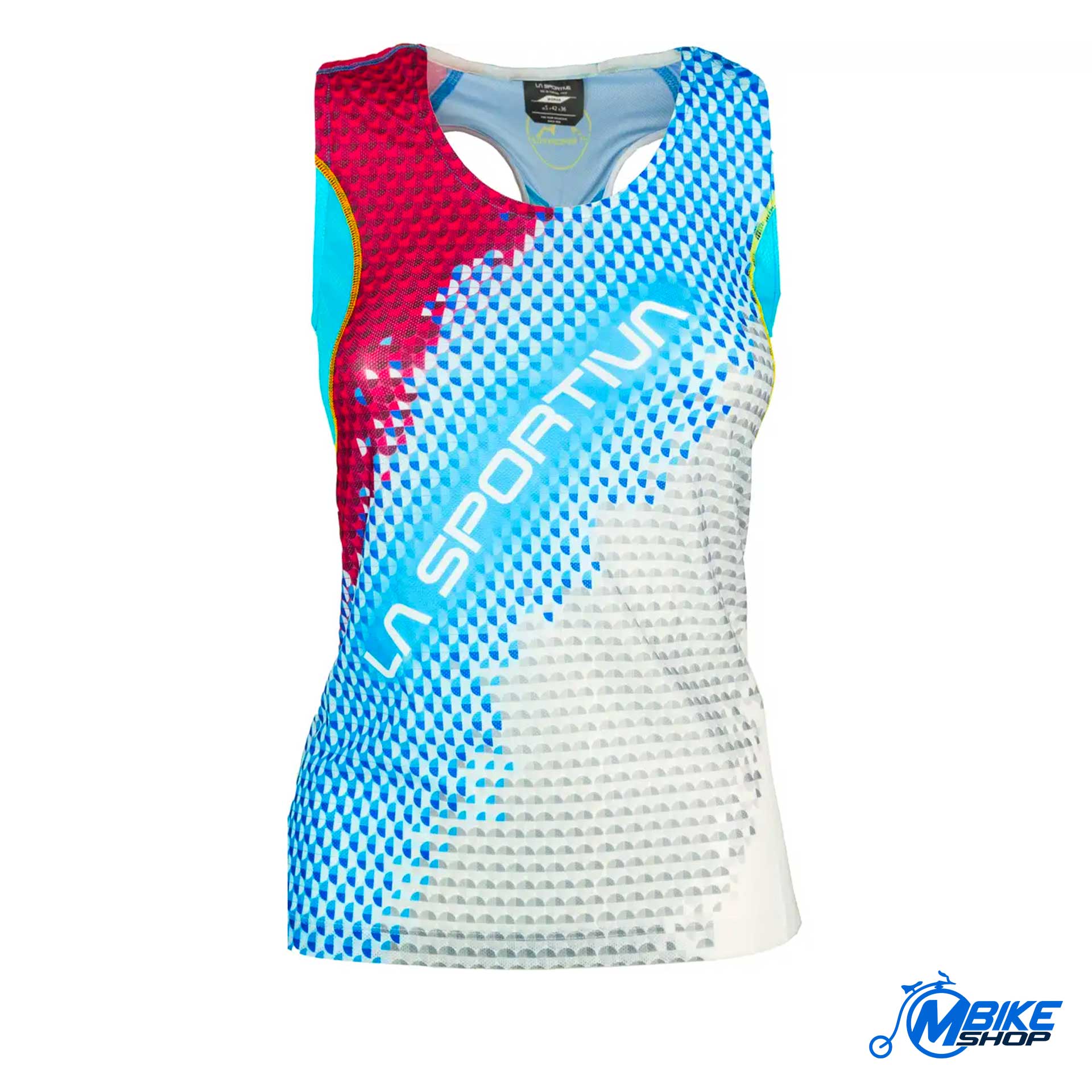 Ženska majica LA SPORTIVA Sprint Tank Malibu Blue/White