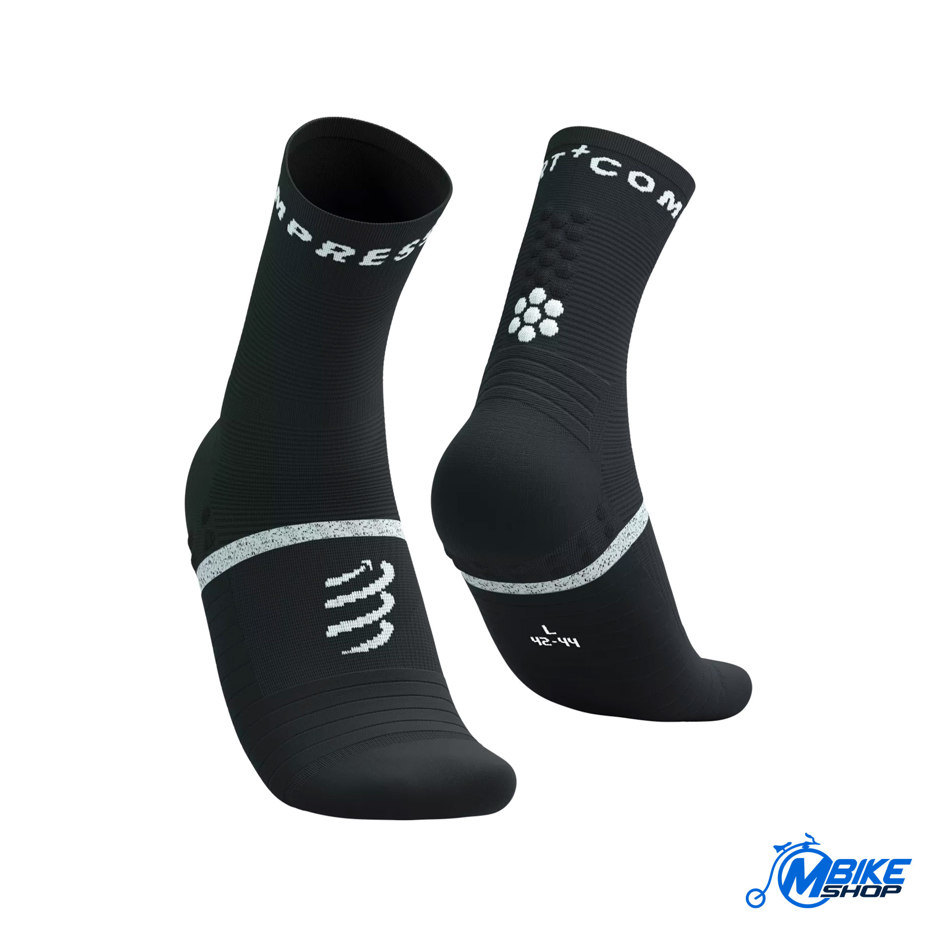 Čarape COMPRESSPORT Pro Marathon V2.0 Black/White