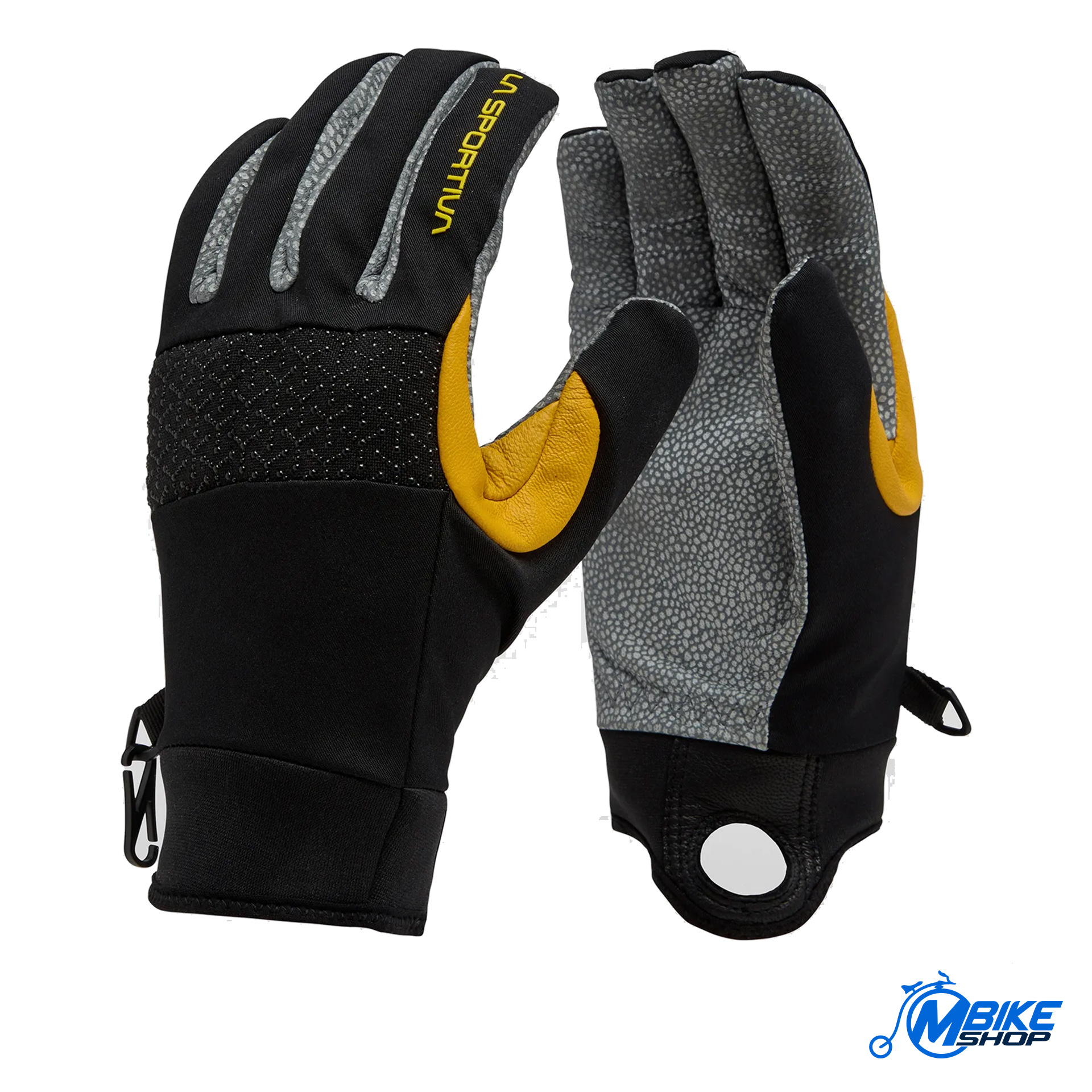Ski rukavice LA SPORTIVA Supercoulor Tech Black/Yellow