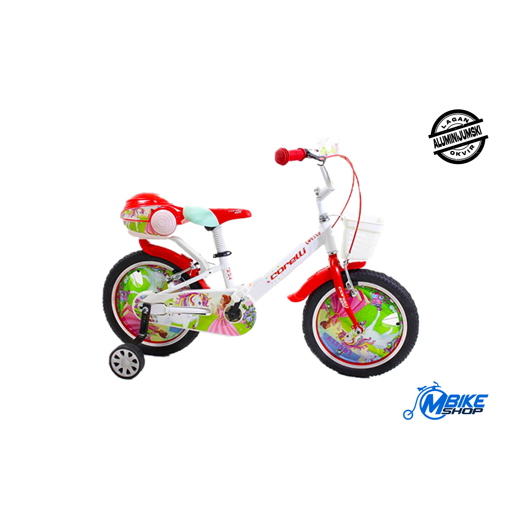 CORELLI Lovely 16″ Alu White/Red