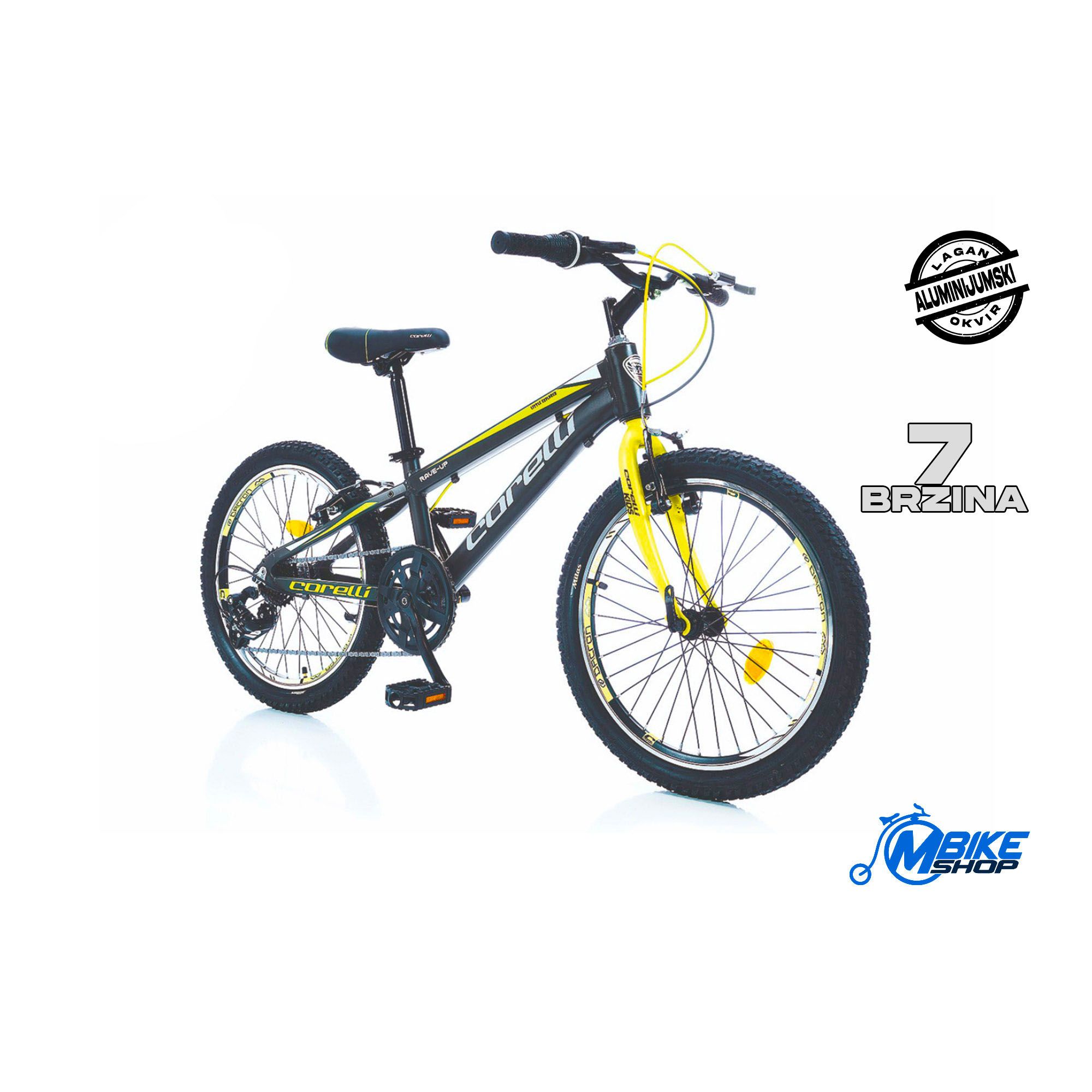 CORELLI Rave Up 20″ Alu Blue/Yellow