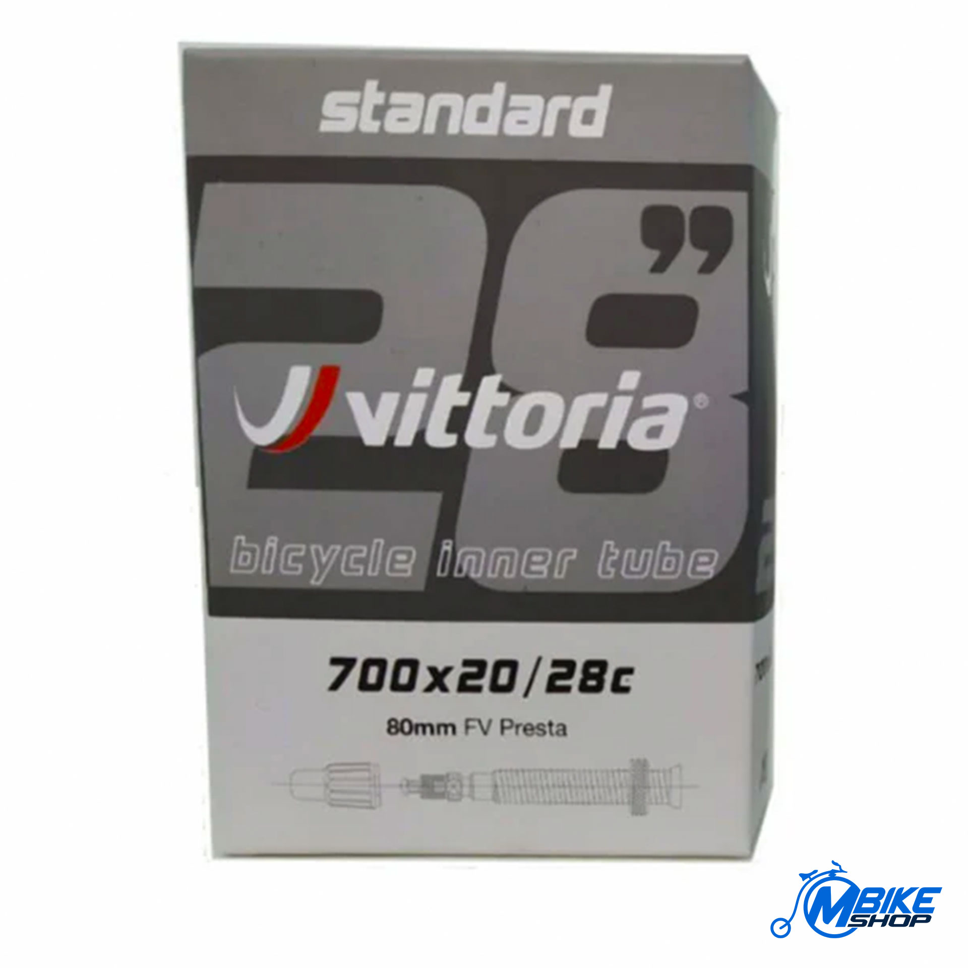 Guma VITTORIA UN 700x20-28 Standard FV Presta 80mm OE