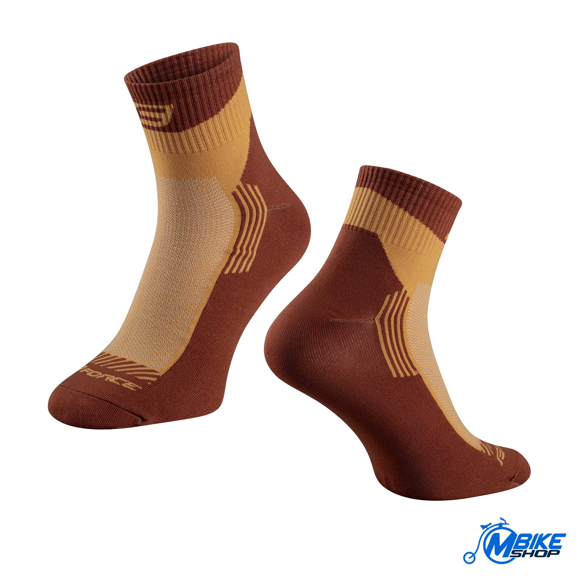 Čarape FORCE Dune Brown