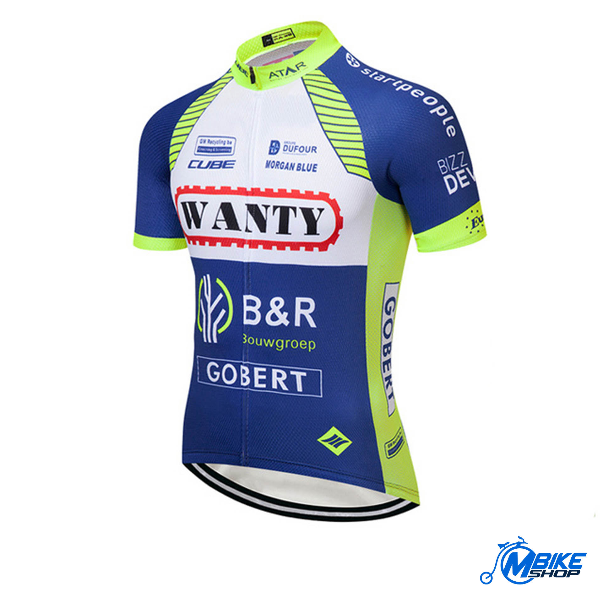 Majica CUBE K/R Team Wanty Blue’N’White’N’Yellow