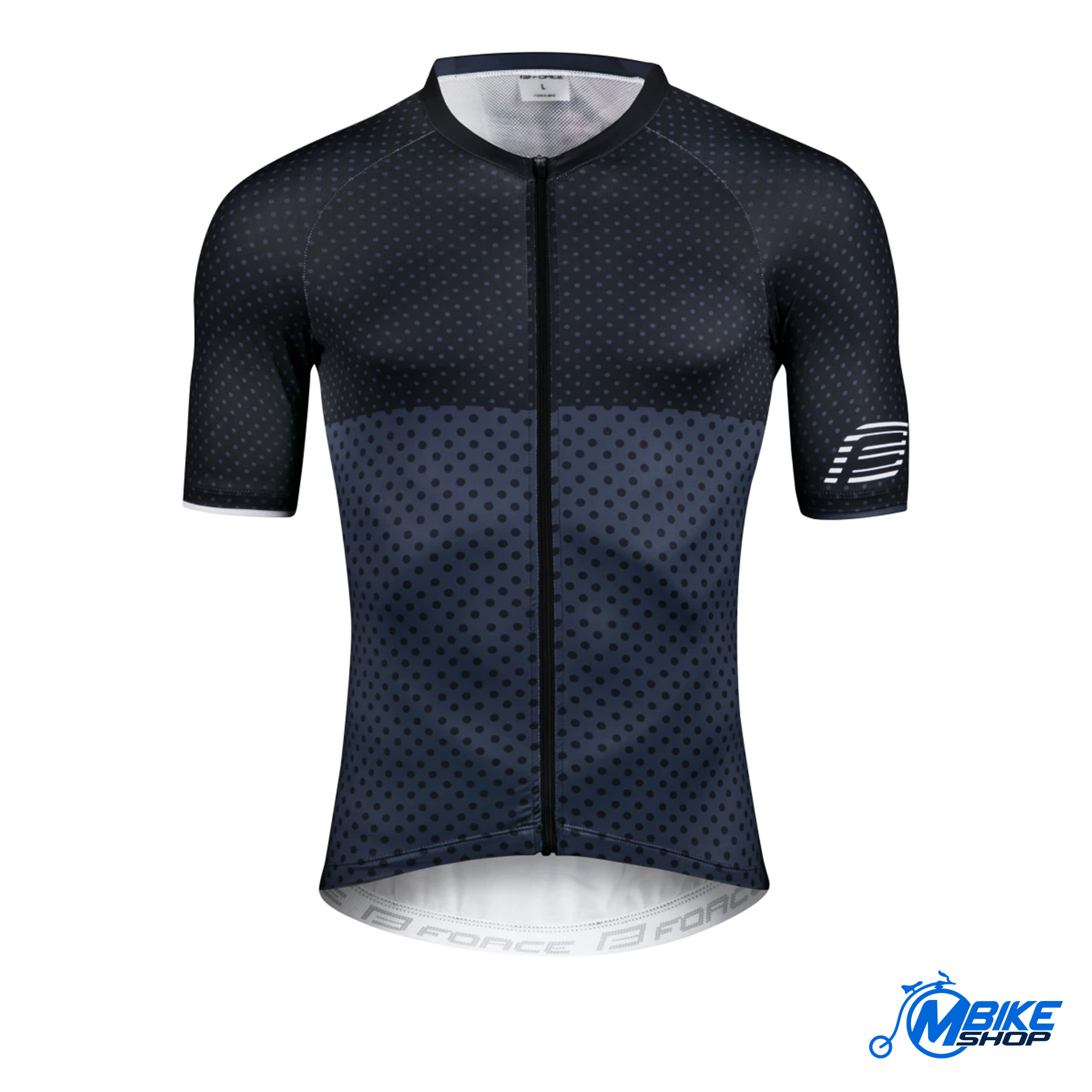 Dres FORCE Points Kratki rukav Black/Blue