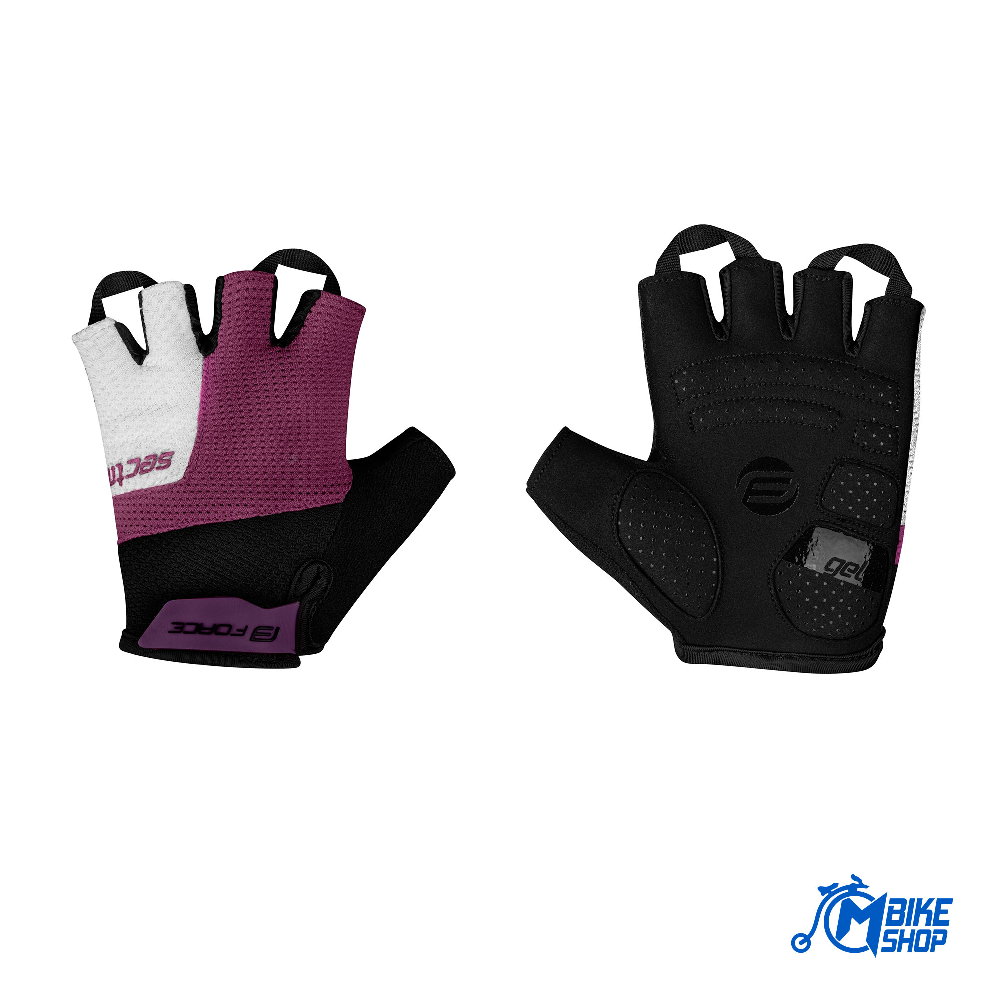 Rukavice FORCE Sector Lady Gel Black/Purple