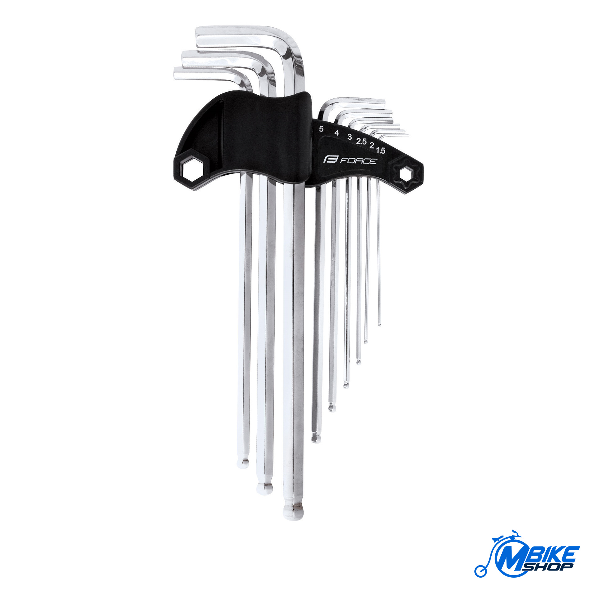 Imbusi FORCE Set 9 kom 1,5-10mm u držaču