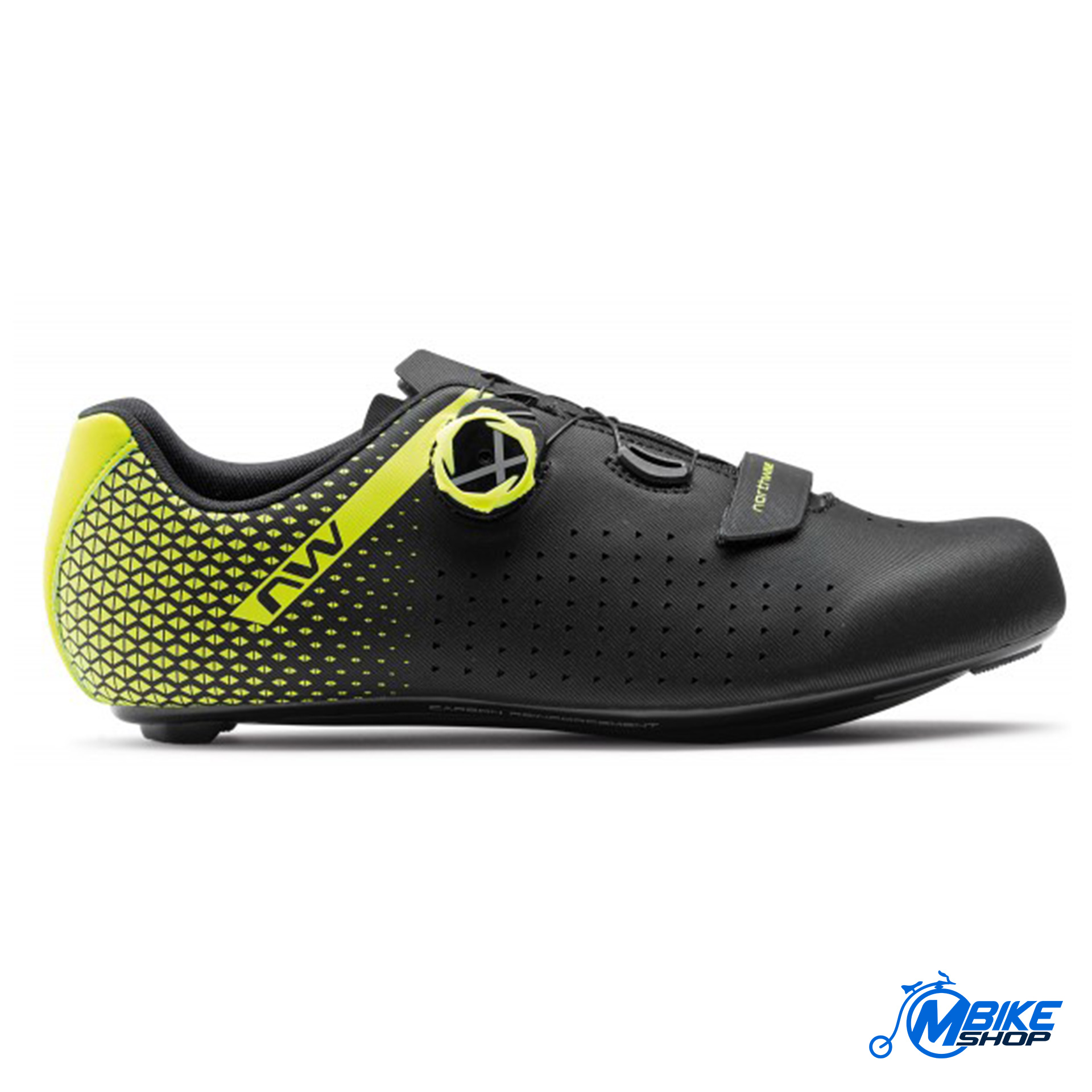 Šprinterice NORTHWAVE Core Plus 2 Black/Yellow Fluo