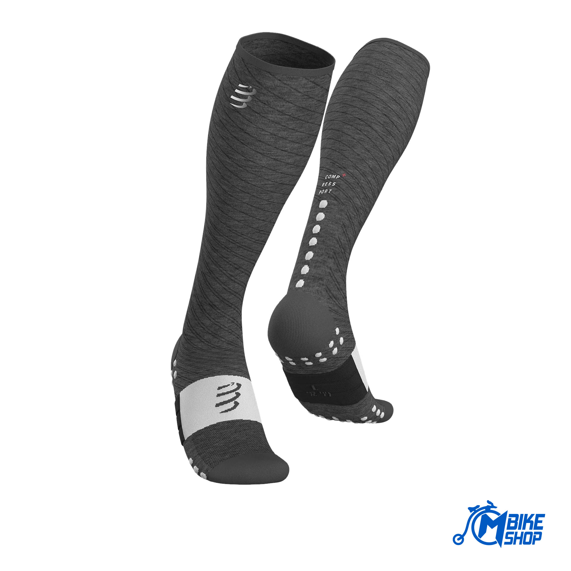 Čarape COMPRESSPORT Full Recovery Grey Melange