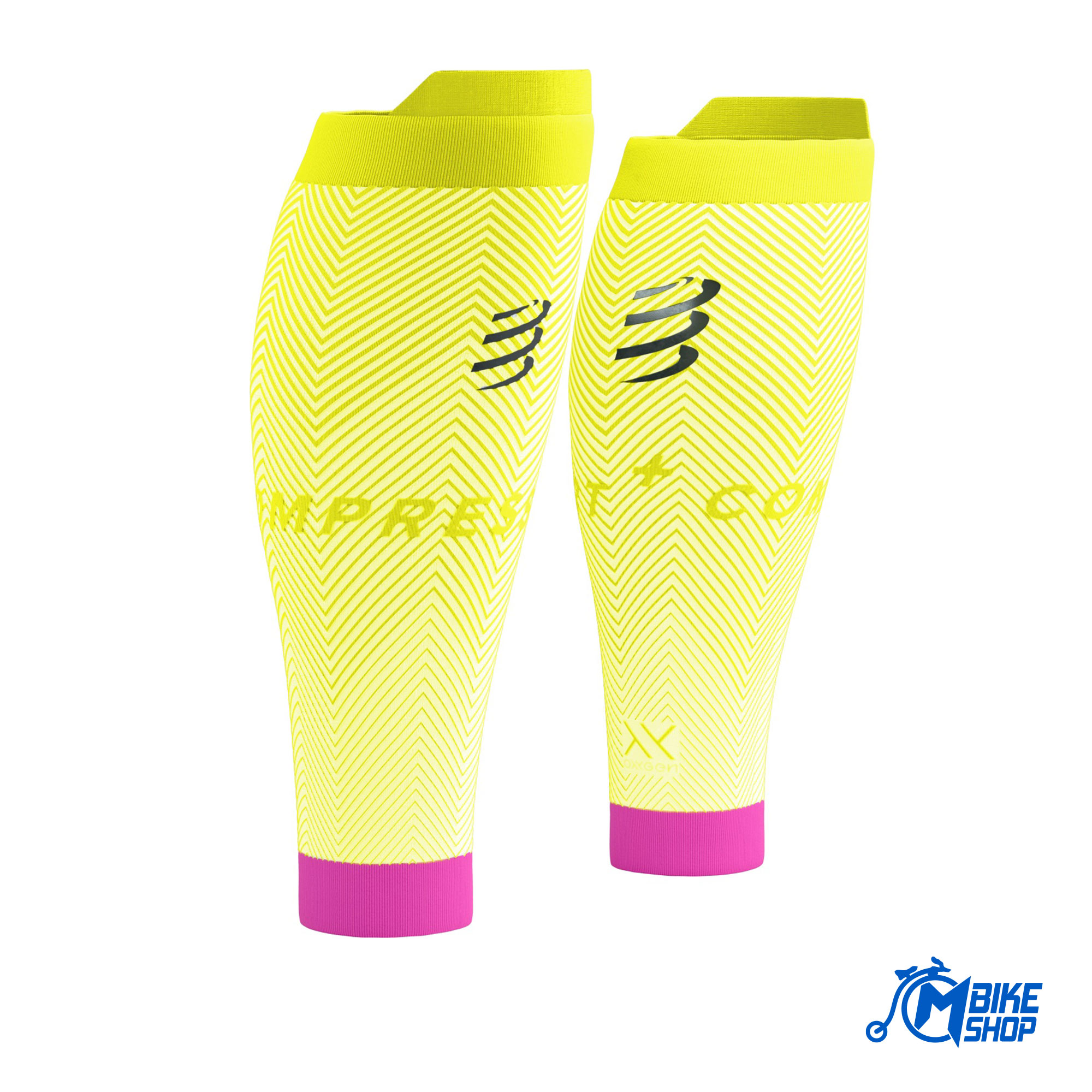 Navlake za noge COMPRESSPORT R2 Oxygen Safe Yellow