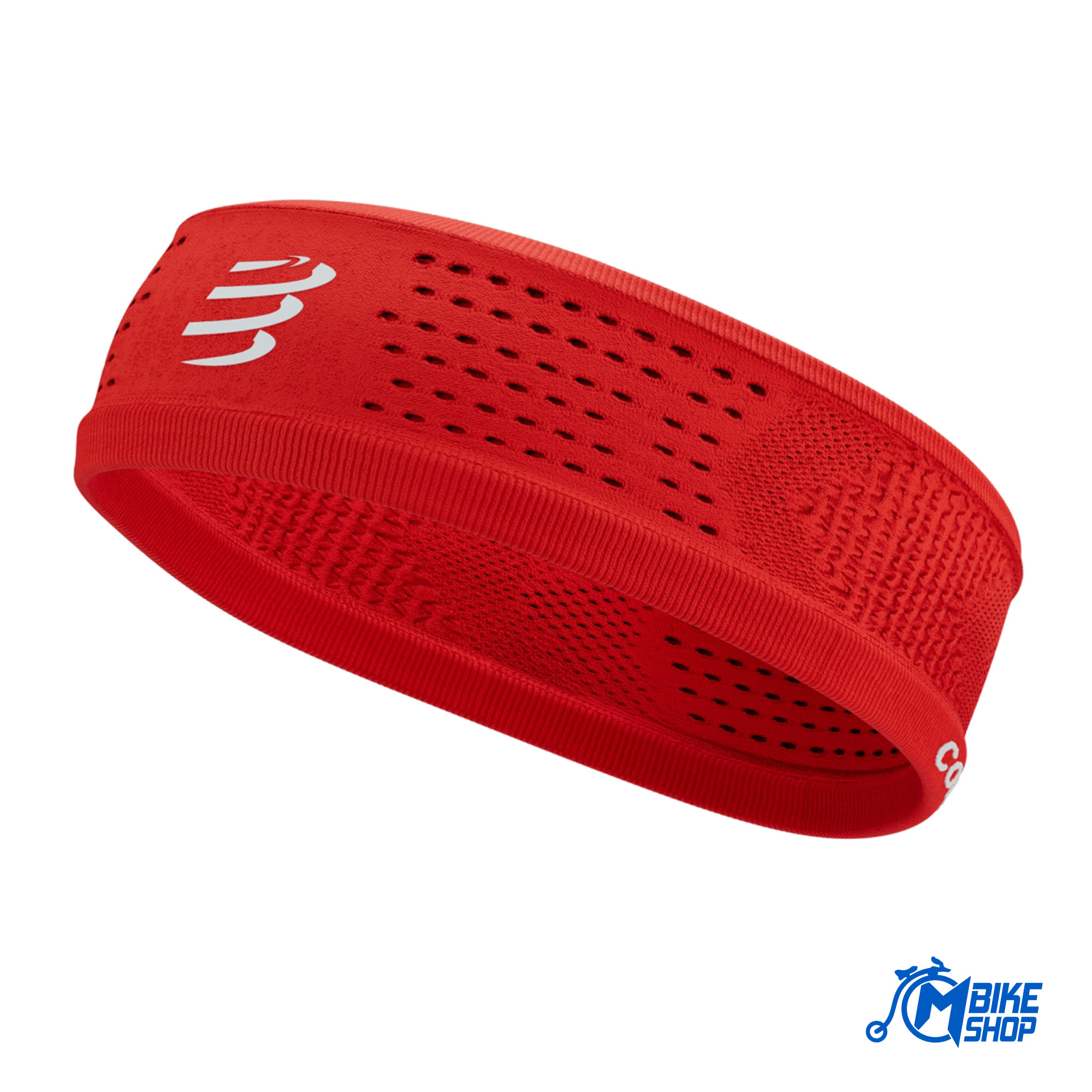 Znojnica za glavu COMPRESSPORT Thin On/Off Red