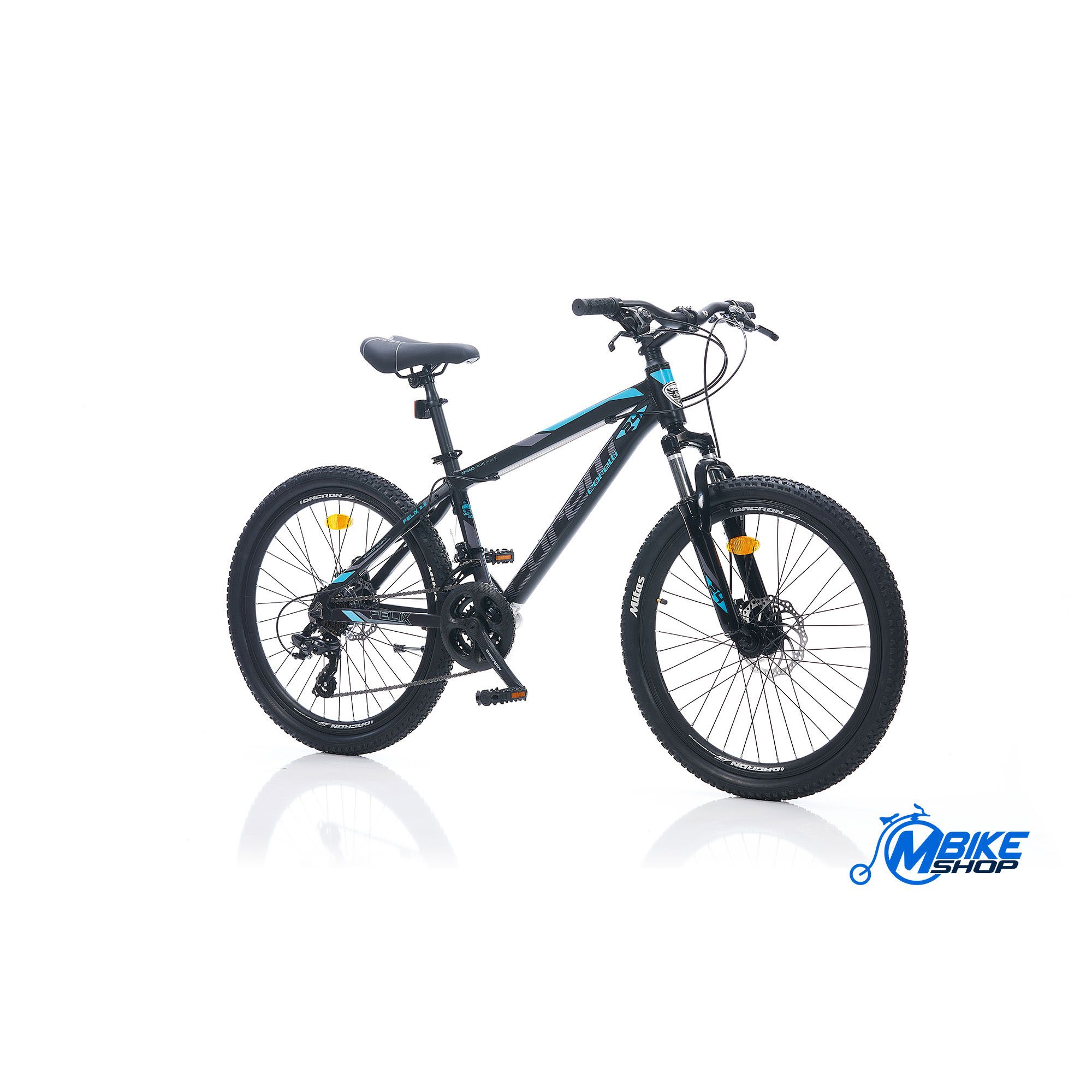 CORELLI Felix 2.2 24″ Alu Black/Turquoise/Gray