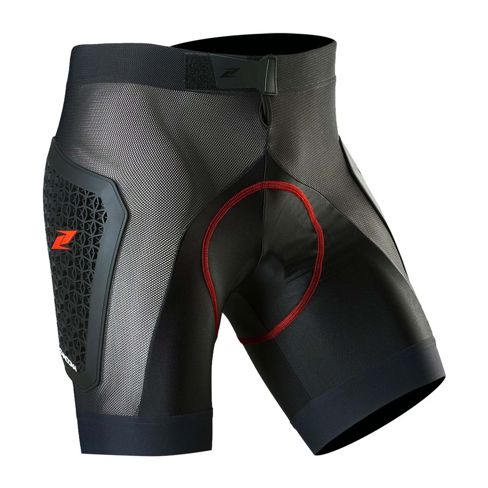 Zaštitni biciklistički šorc FORCE Zandona NetCube MTB Black