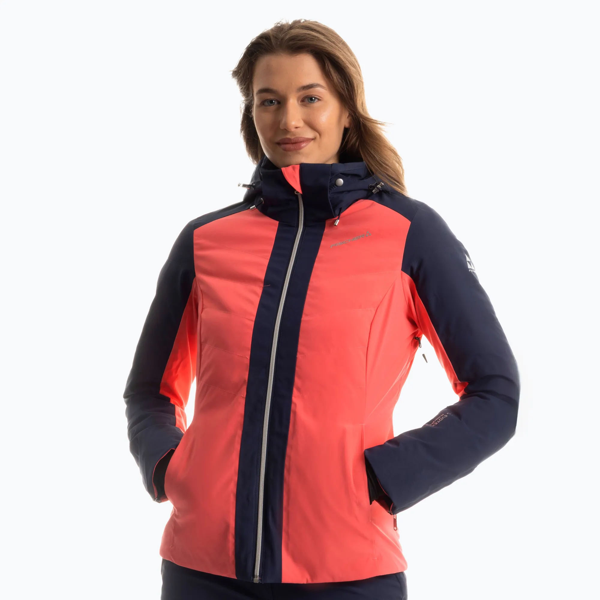 Ženska jakna FISCHER Soleil Neo Calypso Coral