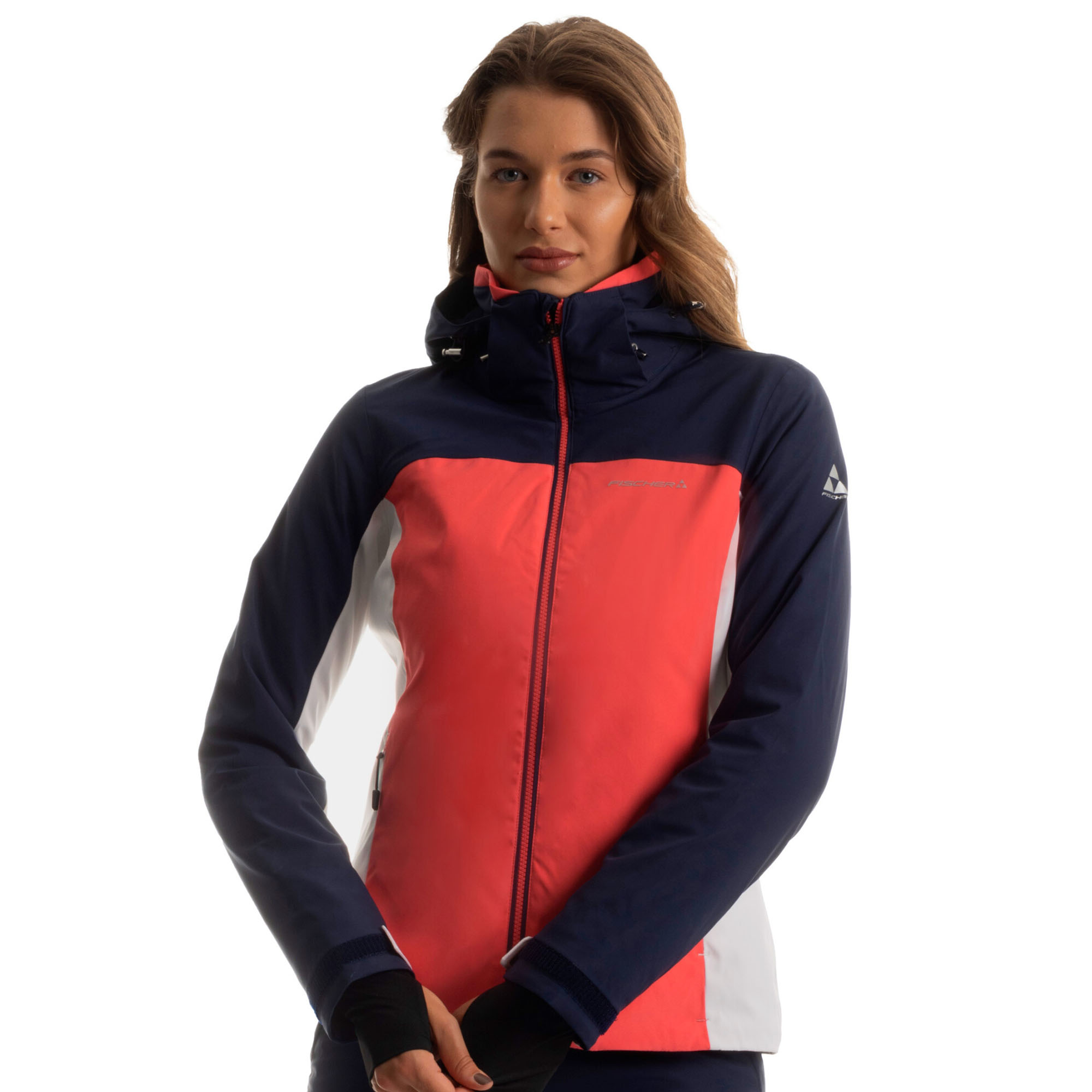 Ženska jakna FISCHER Calista Coral/Navy