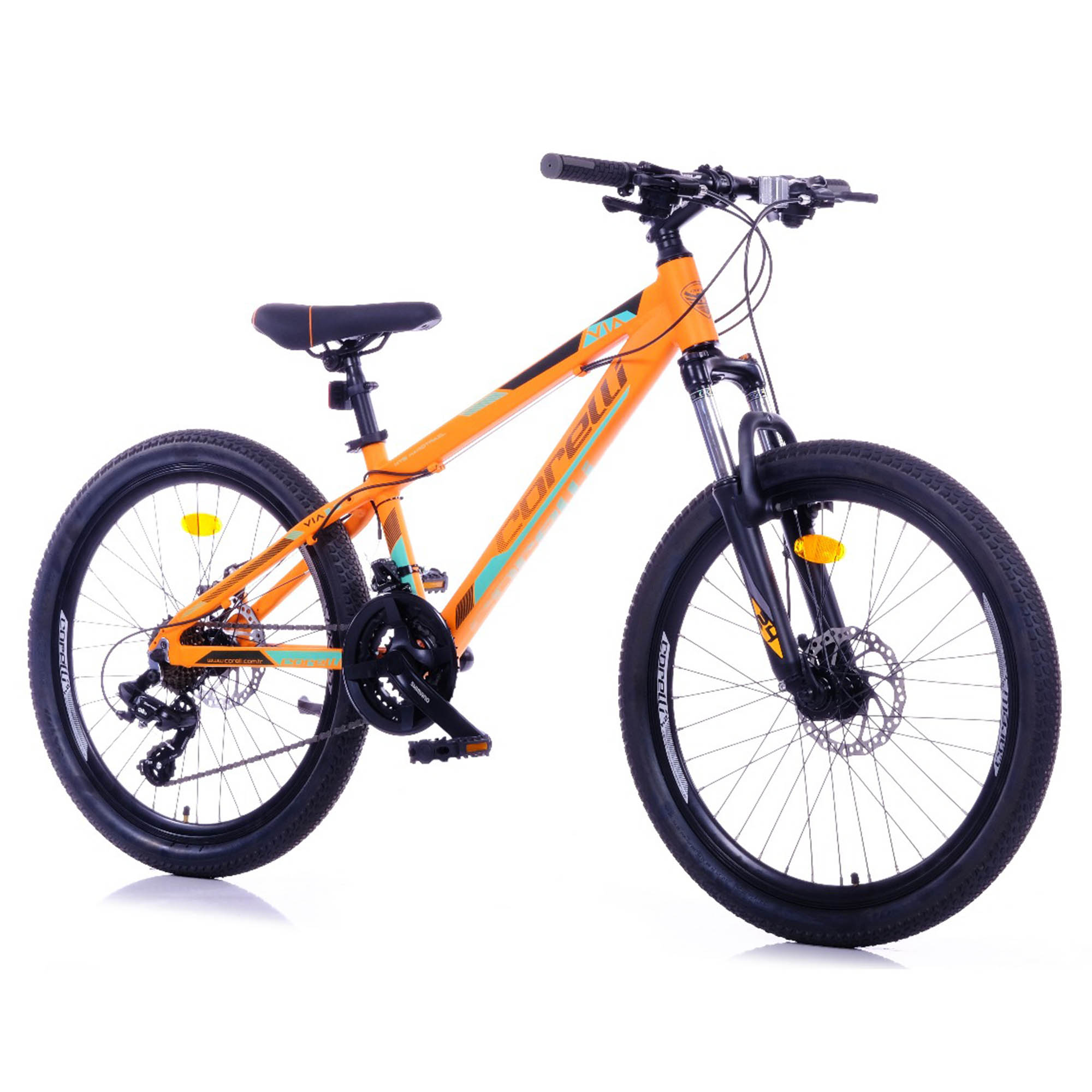 Biciklo CORELLI Via 5.1 27,5″ ALU Orange/Turquoise/Grey