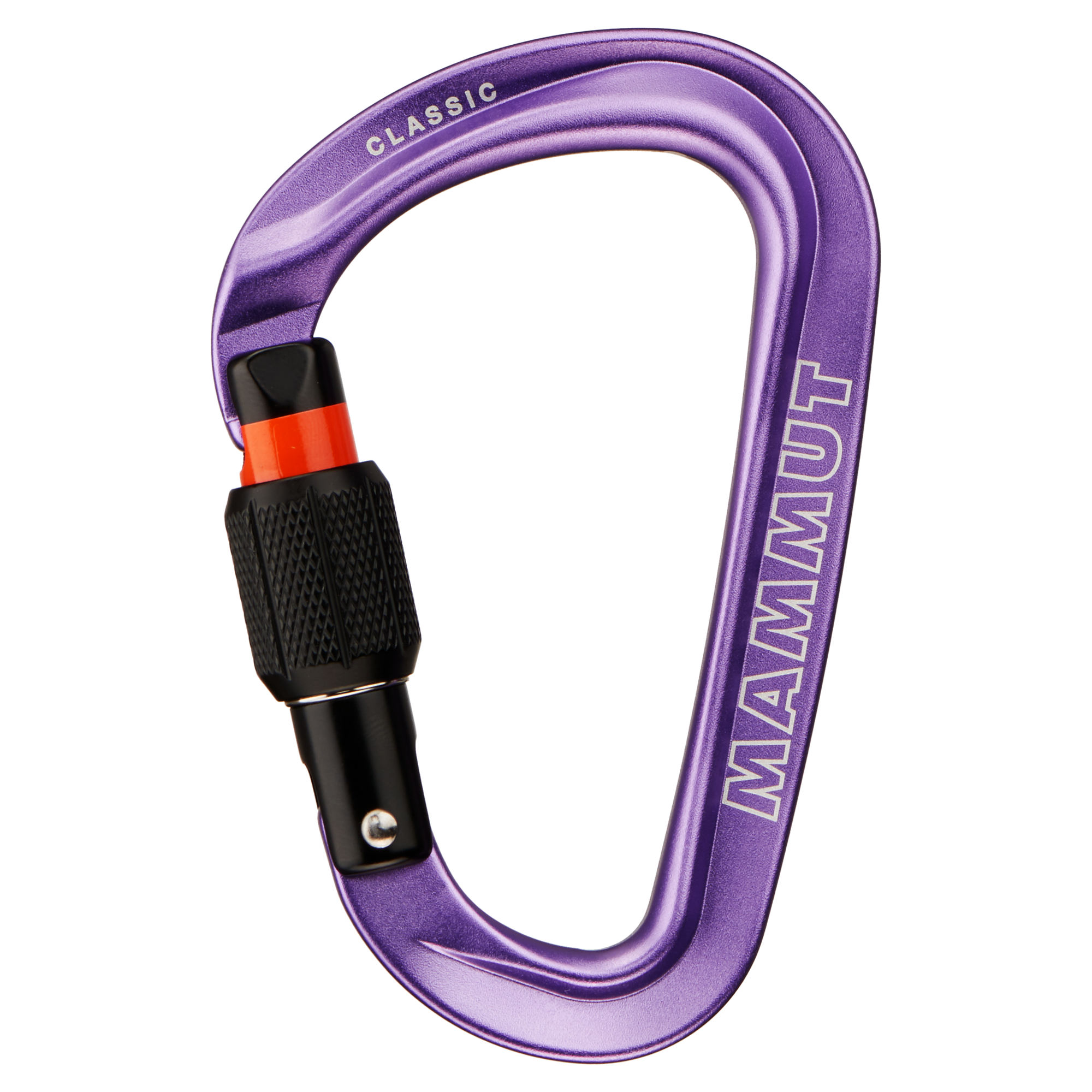 Karabiner na šaraf MAMMUT Classic HMS Screw Gate Alpine Calamint