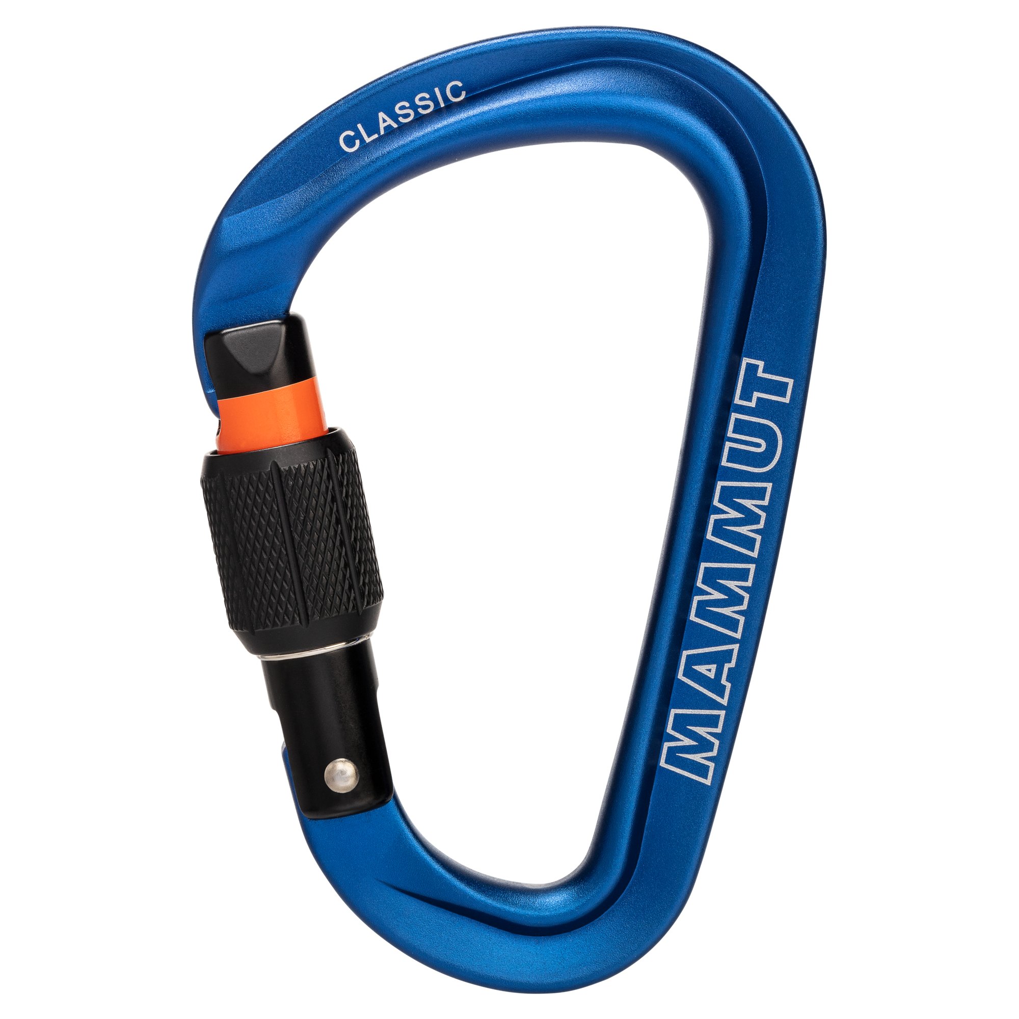 Karabiner na šaraf MAMMUT Classic HMS Screw Gate Blue