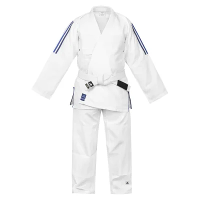 Dječiji kimono za BJJ ADIDAS Entry Level White/Shock Blue