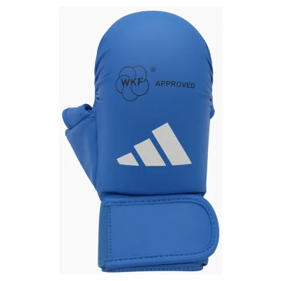 Rukavice za Karate sa palcem ADIDAS WKF Blue