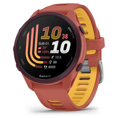 Sat GARMIN Forerunner 170 Music Red Pink Mango