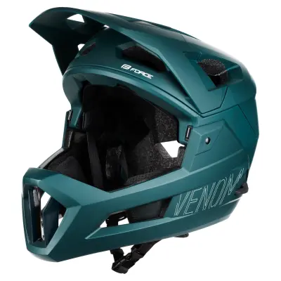 Kaciga FORCE Venom Downhill Teal