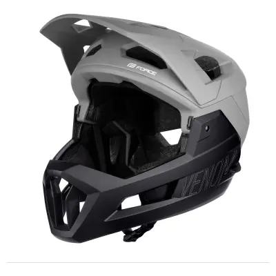 Kaciga FORCE Venom Downhill Grey/Black
