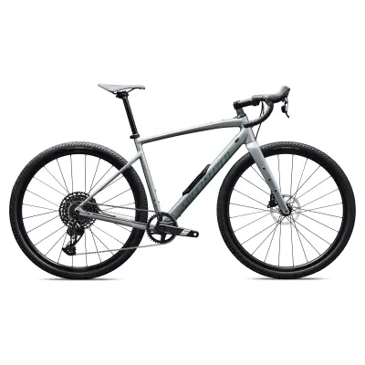 Biciklo SPECIALIZED Diverge E4 Comp Satin Shadow Silver/Fjord Metallic