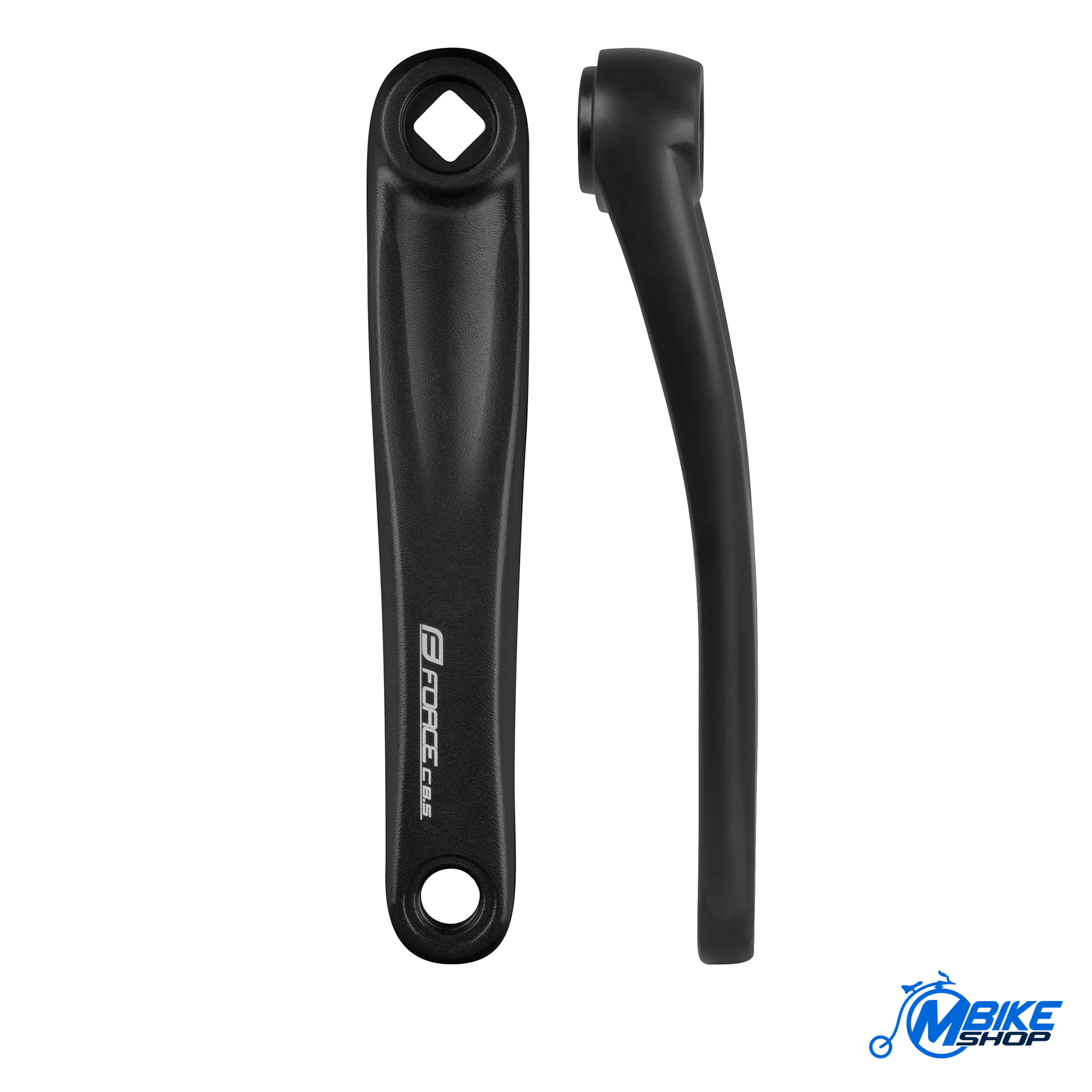 Kurbla Lijeva FORCE C8.5 Al 175mm Black
