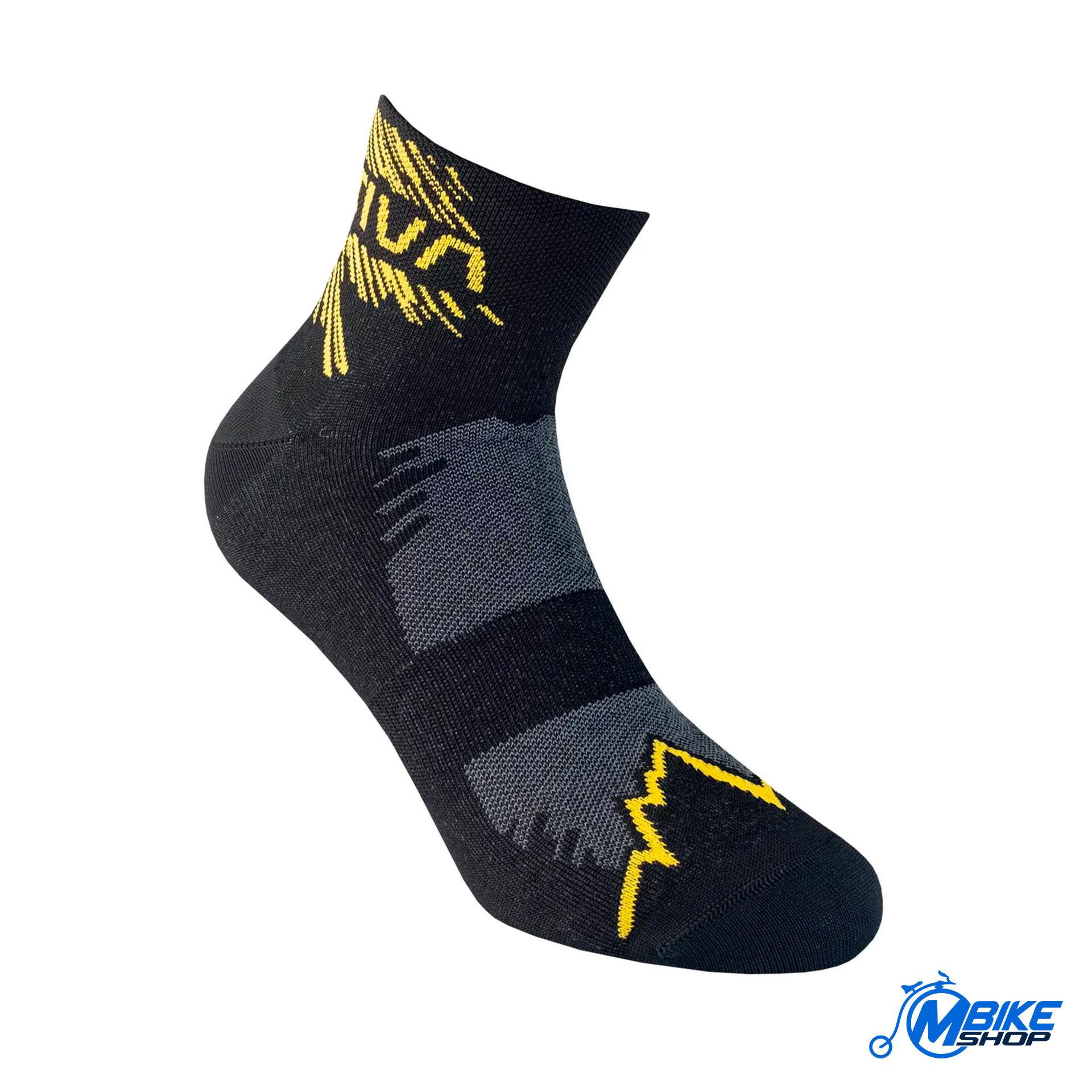 Čarape LA SPORTIVA Fast Running Black/Yellow
