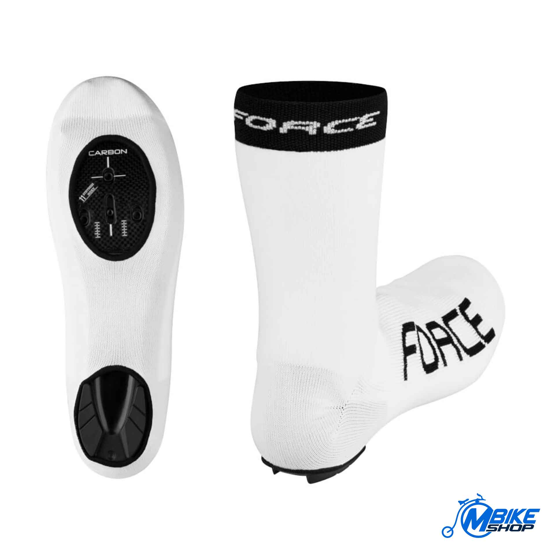 Navlake za cipele FORCE 2 Pletene White