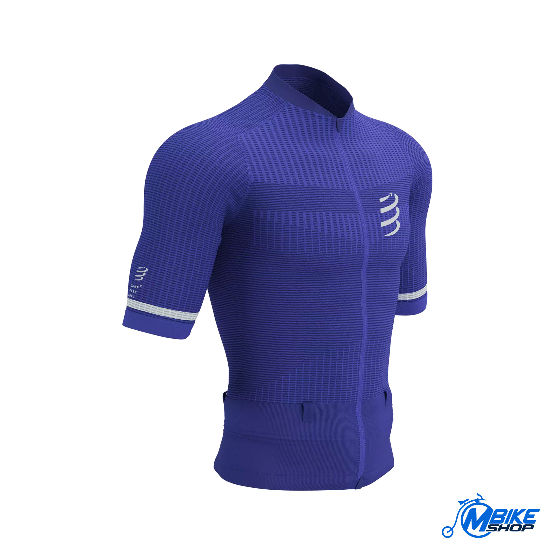 Majica COMPRESSPORT Trail postural SS Dazz Blue