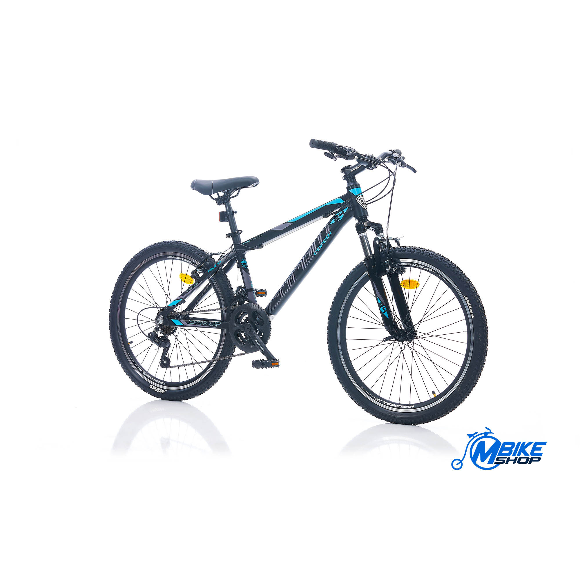 CORELLI Felix 3.2 24″ Alu Black/Turquise/Grey