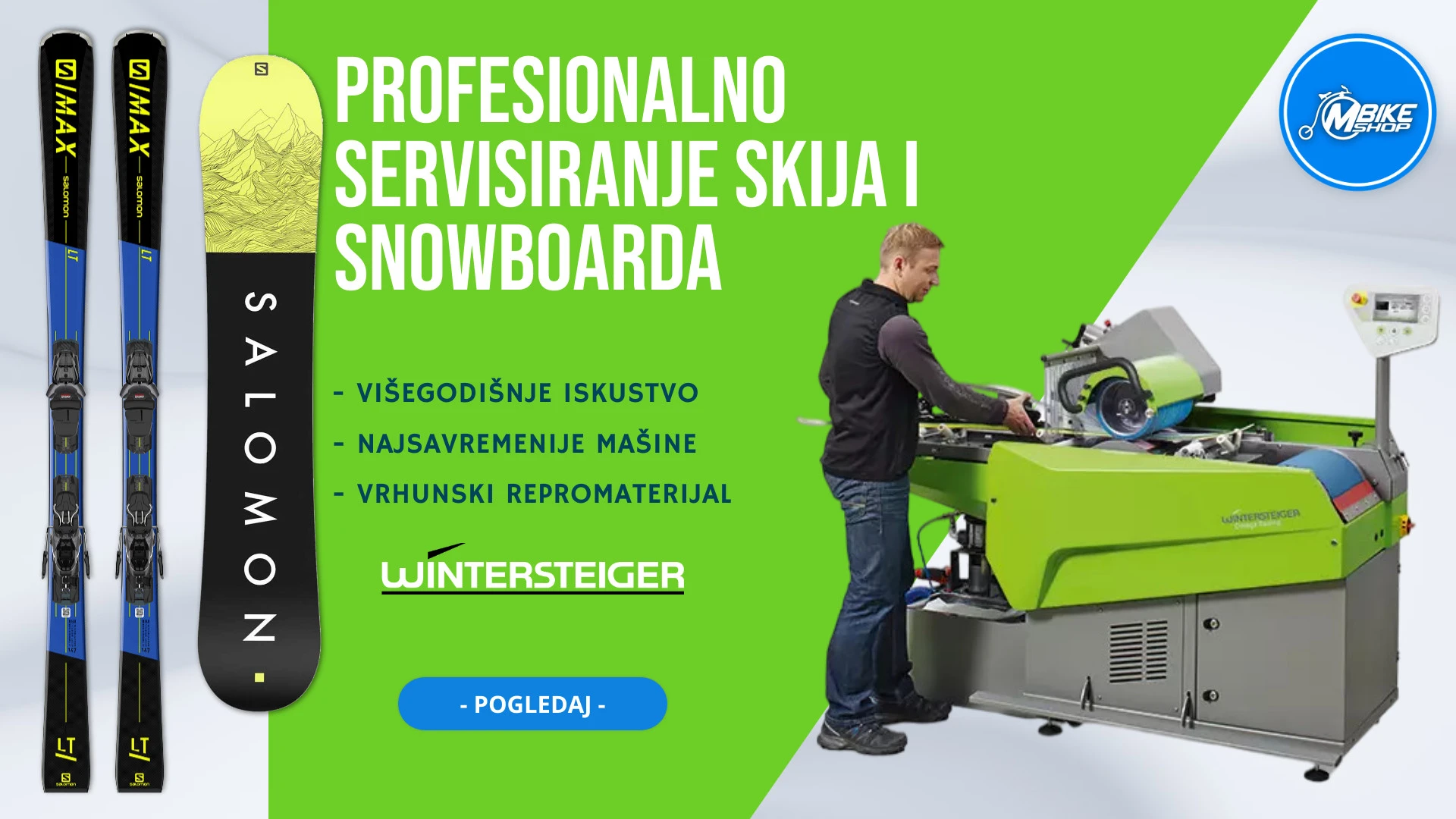 Profesionalno servisiranje skija i snowboarda u BiH