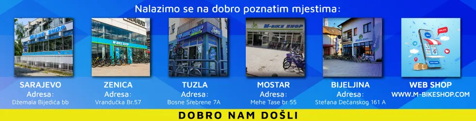Prodajna mjesta M-Bike Shop-a u BiH