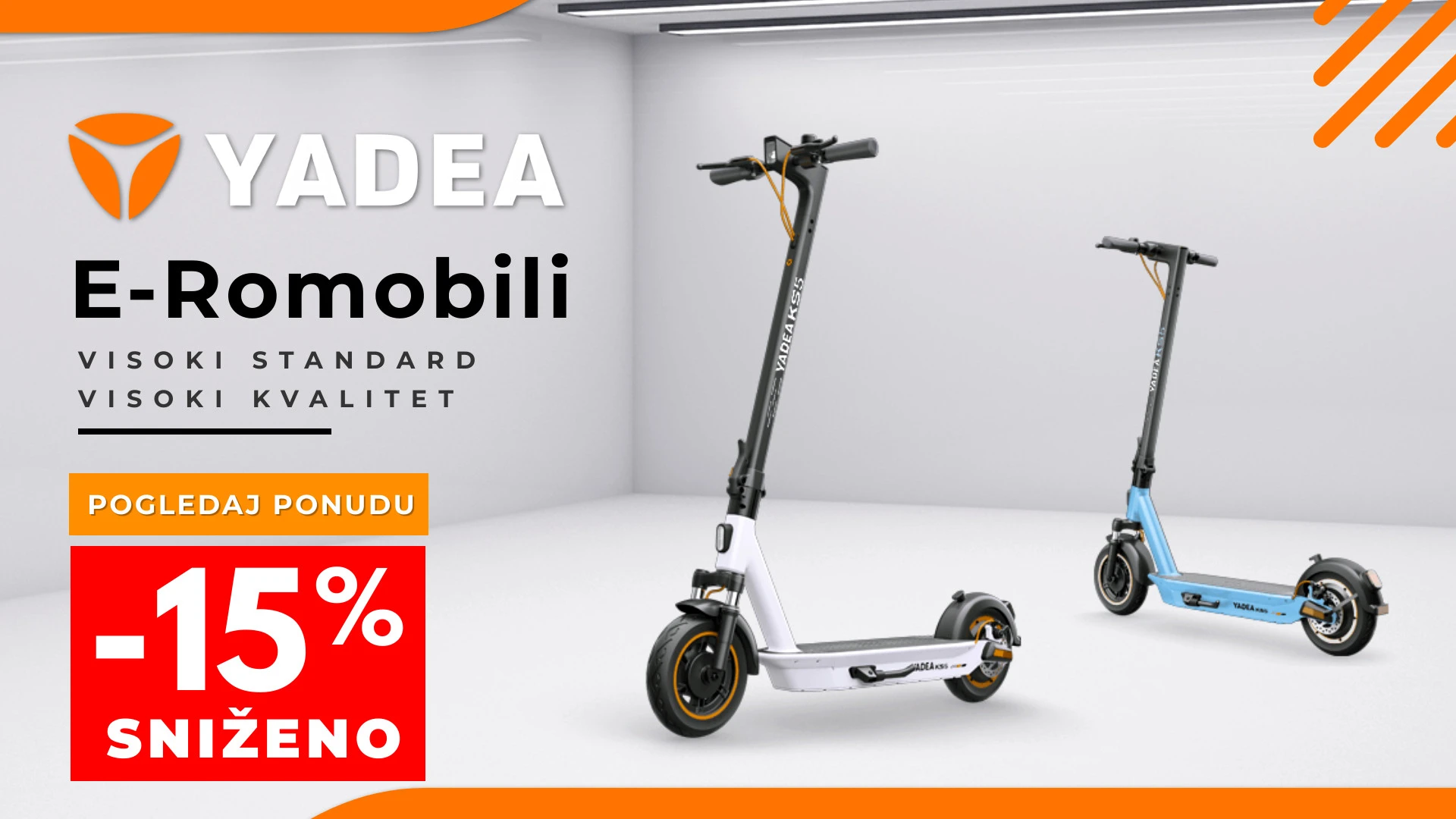 Yadea e-romobili BiH M-Bike Shop
