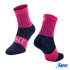 90089_1_Čarape Force Trace Pink-blue M BIKE SHOP