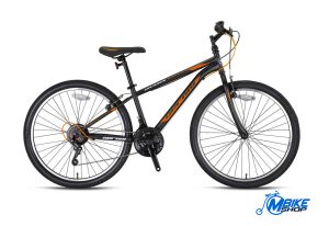 GRN23038_1_Bicikl Kron Mars 26 V-Brake Matte Black Orange White M BIKE SHOP