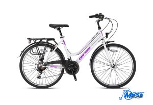 GRN23067_1_Bicikl Kron Impulse 24 City White Purple M BIKE SHOP